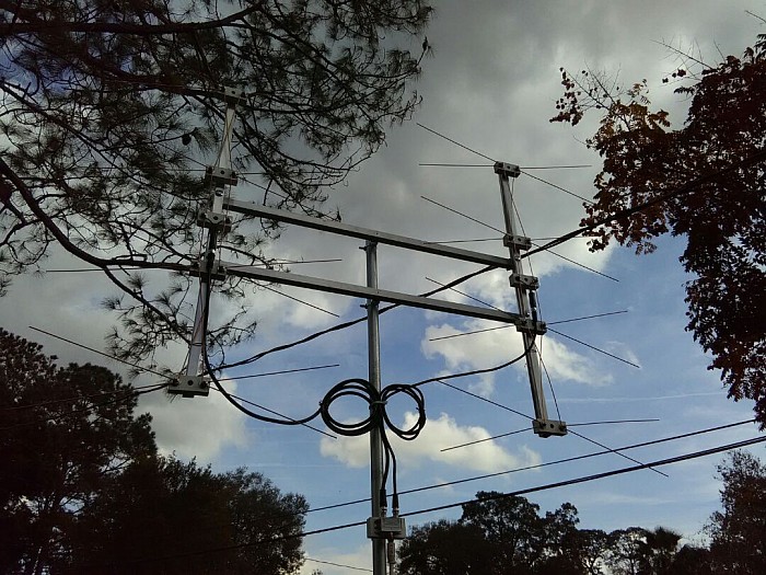 Stacking TV Antennas